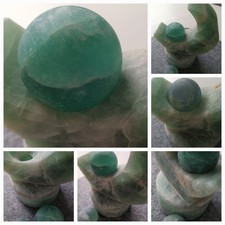 Zimmerbrunnen Zubehör Edelstein Mondsichel mit Kugeln