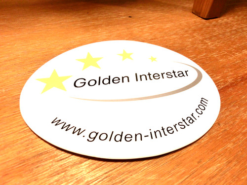 Aufkleber sticker golden - sticker,