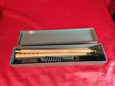 Altes Set Gewehrreinigung Putzstock Reinigungsstab Langwaffe Laufreinigung (4991