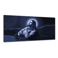 Leinwand Bild Wandbild Canvas Print Jesus Gebet im Garten Nr. H8734_PC