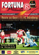 DFB-Pokal 95/96 Fortuna Düsseldorf - 1. FC Nürnberg, 07.11.1995
