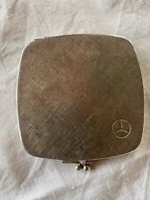 Taschenspiegel silber Innenspiegel gebrochen Mercedes 70er Jahren Damenspiegel