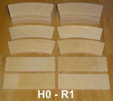 Auffahrt-Set Spur H0 für R1 / 30-teilig für Gleiswendel