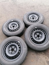 VW Golf 5/6 4x Winterreifen 195-65-R-15 91T M+S mit Stahlfelgen