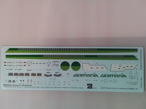 Revell boeing 727 100 - boeing, 727-100