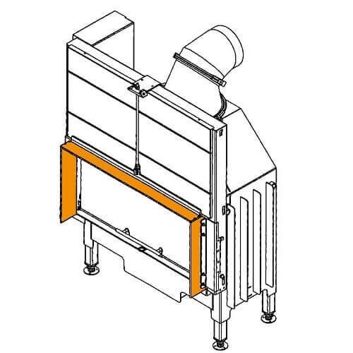Spartherm blende seitig - blende, 3-seitig