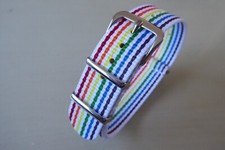 Natoband Nylon  18 mm bunt
