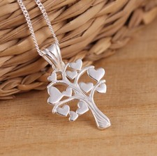 Massiv 925 Sterlingsilber Baum