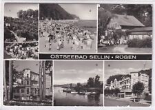 Ansichtskarte Sellin/Rügen - Fahrstuhl zum Strand/Krankenhaus/Kurhaus/Mütterheim