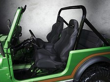 Racing Seat Set vorne Schwarz