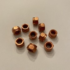 10 Stück Kupfermutter M6 SW9