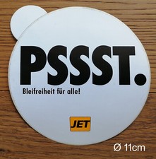 Sticker Aufkleber Jet Tankstelle Werbung Reklame Benzin Bleifrei Auto Oldtimer