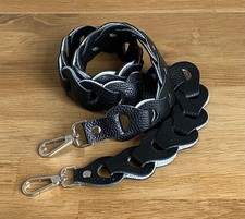 Wechselgurt Taschengurt Schultergurt Schwarz Tragegurt Leder Damen