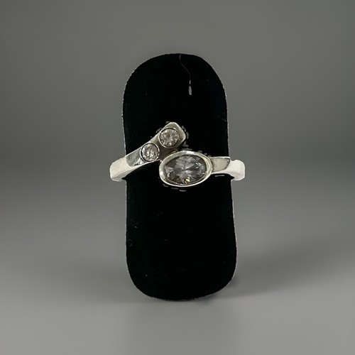925 silberring fianit - 925/-, silberring,