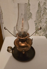 Antike petroleumlampe kupfer - petroleumlampe,