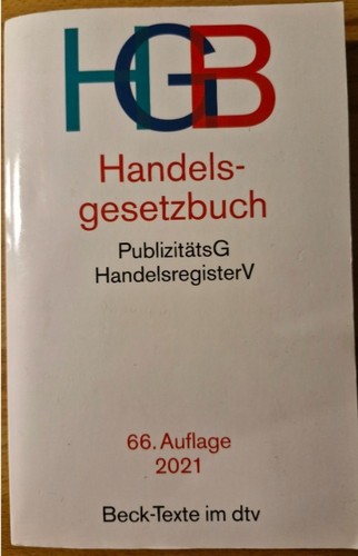 Handelsgesetzbuch hgb - handelsgesetzbuch,