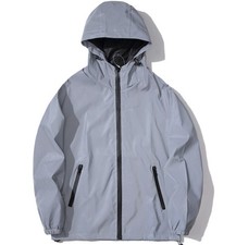 Reflektierende Jacke Silber