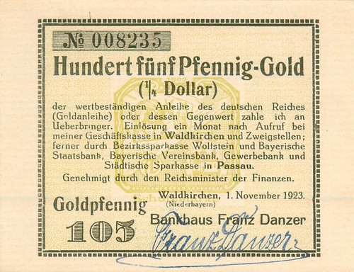 Waldkirchen bankhaus franz - *,