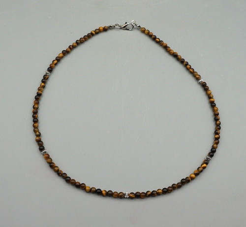 Kette halskette aus tigerauge - halskette,