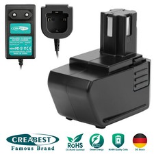 9.6V 4.0Ah Ni-MH Akku/Ladegerät für Hilti SBP10 SPB105 SF100A SB10 265605 334584