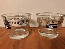 Christmas Weihnachten Kerzenhalter Teelicht von Leonardo 2er Set Glas massiv