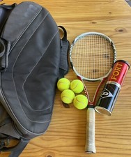 Dunlop Tennisschläger Mit Dunlop Tennisbällen & Wilson Tennisschlägertasche