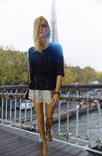 Spitzenshirt schwarz