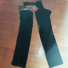 Ungetragene Leder Chaps für Damen, Marke Highway 1 (Louis), schwarz, Größe XS