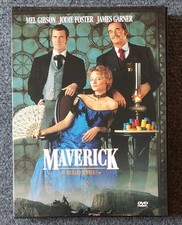 Maverick - Mel Gibson - Jodie Foster - James Garner - DVD Western