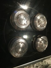 Star Wars Flipper Bumpercaps silber einer mit Riß