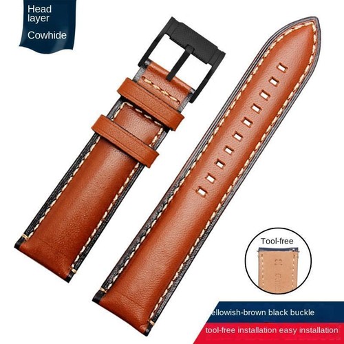 Leder uhrenarmband - 20,
