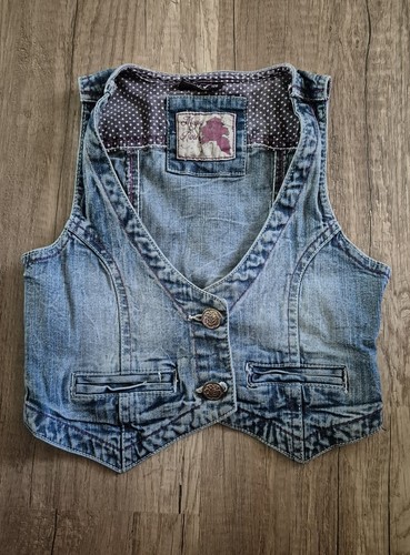 Jeans weste 128 - weste, gr.128