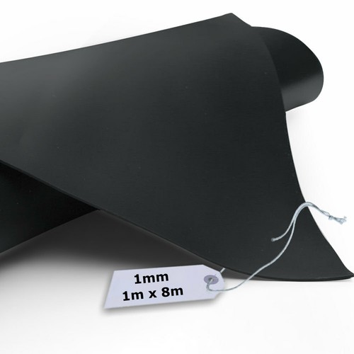 Teichfolie pvc 1mm - schwarz, in