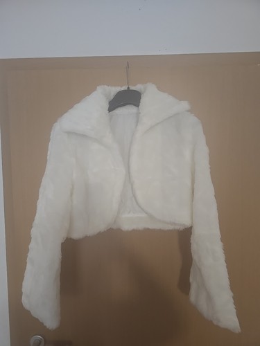 Bolerojacke hochzeit plüsch - bolerojacke,