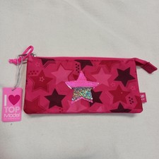 TOPModel Fächerschlamper Pailletten Stern pink, Schlamper/-tasche Schlampermappe