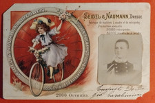 Postkarte Velocipede Seidel