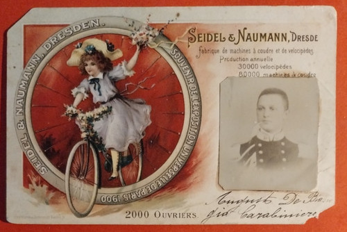 Postkarte velocipede seidel - postkarte,