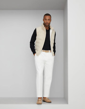 Weiße Wildleder Leder