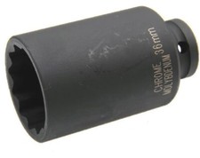 36mm Vielzahn Nuss 12-kant Schlagschrauber Steckschlüssel Antrieb 1/2"
