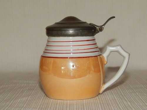 Senftöpfchen art deco - senftöpfchen,