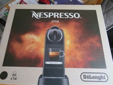 Nespresso Maschine Citiz Schwarz mit viel Zubehör