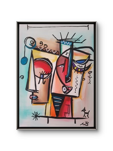 Original acryl gemälde 12x16 - gemÄlde,