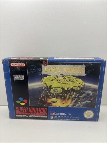 Populous super nintendo - -, snes
