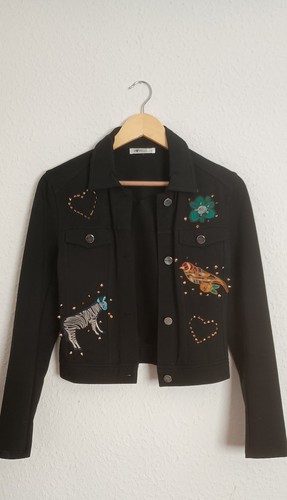 Extelle jeansjacke schwarz - jeansjacke,