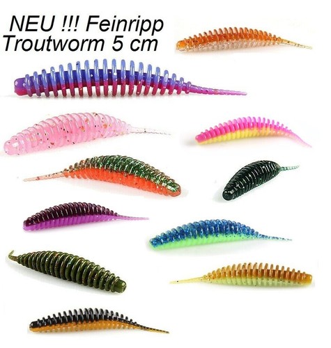 10x trou worm feinripp - feinripp, 5cm