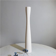 Keramik Vase Weiß Hoch 50cm