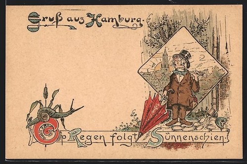 Künstler hermann de - künstler-ak,
