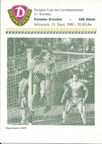 1989 dynamo dresden - ec,