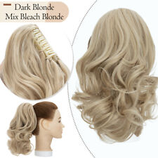 Lockig Dick Klammer Clip In Haarteil Zopf Pferdeschwanz Haarverlängerung Dutt DE