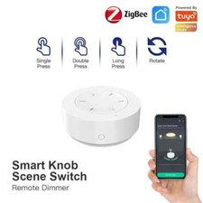 Tuya  ZigBee Switch Wireless Scene Button Rotatable Dimmer Taster Drehbar ZHA